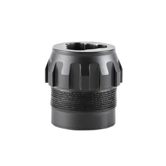 Dead Air P-Series 3-Lug Adapter - black.