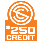 SilencerCo logo with $250 credit icon